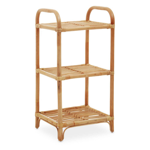 Mataram Natural Rattan Shelf Unit